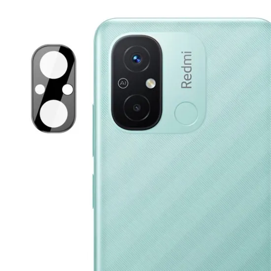 Folie Camera pentru Xiaomi Redmi 12C - Techsuit Full Camera Glass - Black Folie Camera pentru Xiaomi Redmi 12C - Techsuit Full Camera Glass - Black
