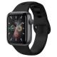 Folie pentru Apple Watch 4 / 5 / 6 / SE / SE 2 44mm (set 2) - Spigen ProFlex EZ Fit - Black