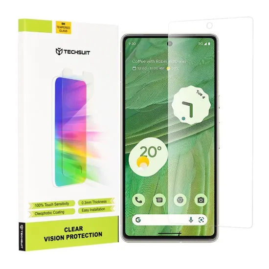 Folie pentru Google Pixel 7 - Techsuit Clear Vision Glass - Transparent Folie pentru Google Pixel 7 - Techsuit Clear Vision Glass - Transparent