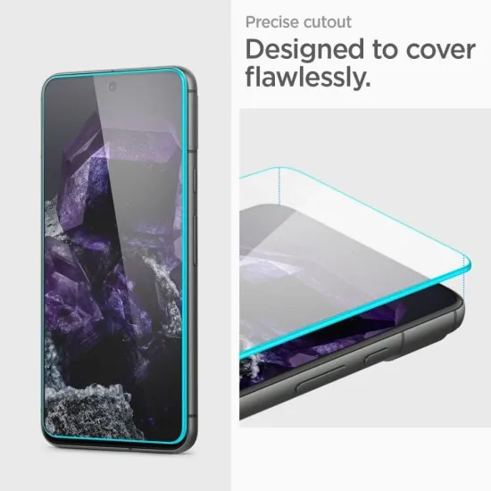 Folie pentru Google Pixel 8 (set 2) - Spigen Glas.TR Align Master - Clear Folie pentru Google Pixel 8 (set 2) - Spigen Glas.TR Align Master - Clear