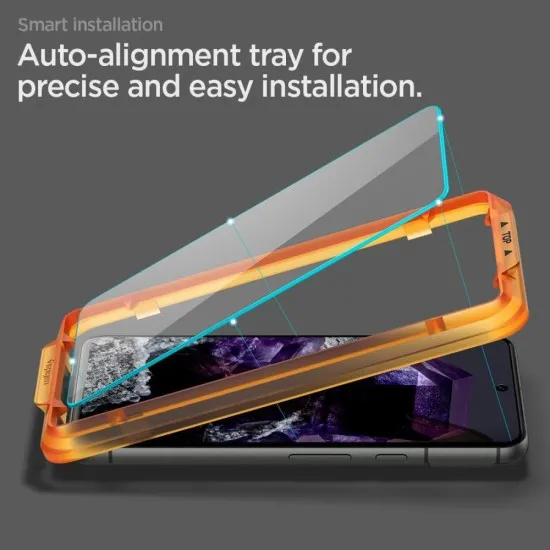 Folie pentru Google Pixel 8 (set 2) - Spigen Glas.TR Align Master - Clear Folie pentru Google Pixel 8 (set 2) - Spigen Glas.TR Align Master - Clear