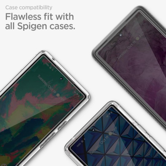 Folie pentru Google Pixel 8 (set 2) - Spigen Glas.TR Align Master - Clear