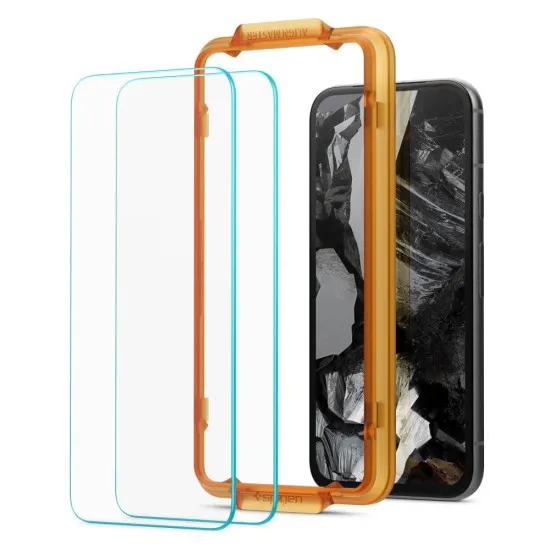 Folie pentru Google Pixel 8a (set 2) - Spigen Glas.TR Align Master - Clear Folie pentru Google Pixel 8a (set 2) - Spigen Glas.TR Align Master - Clear
