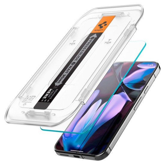 Folie pentru Google Pixel 9 / 9 Pro (set 2) - Spigen Glas.tR EZ FIT - Clear