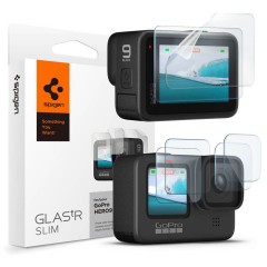 Folie pentru GoPro Hero 9/10/11/12 (set 6) - Spigen Glas.tR Slim - Clear Folie pentru GoPro Hero 9/10/11/12 (set 6) - Spigen Glas.tR Slim - Clear