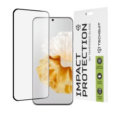 Folie pentru Huawei P60 Pro - 111D Full Cover / Full Glue Glass / 3D Curved Screen - Black Folie pentru Huawei P60 Pro - 111D Full Cover / Full Glue Glass / 3D Curved Screen - Black