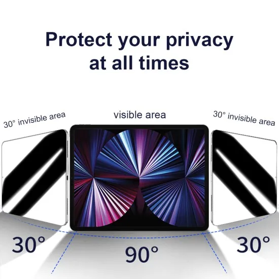 Folie pentru iPad Air 11 (2024) - Lito 2.5D Classic Glass - Privacy Folie pentru iPad Air 11 (2024) - Lito 2.5D Classic Glass - Privacy