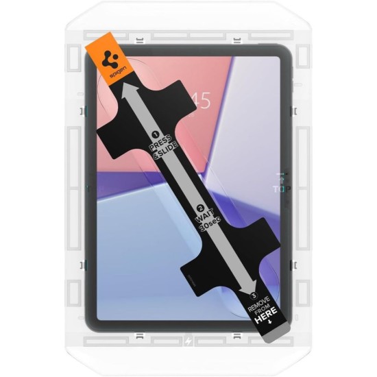 Folie pentru iPad Air 13 (2024) - Spigen Glas.TR EZ FIT - Clear