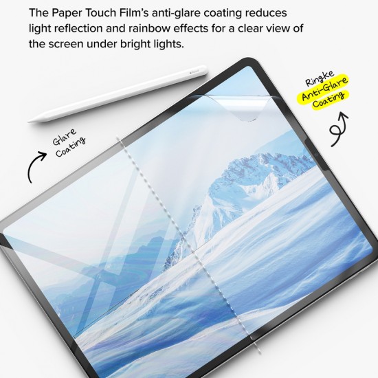 Folie pentru iPad Pro 11 (2024) - Ringke Paper Touch Film Hard - Matte Clear