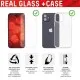Folie pentru iPhone 12 / 12 Pro - Displex Real Glass + Case - Clear Folie pentru iPhone 12 / 12 Pro - Displex Real Glass + Case - Clear