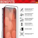 Folie pentru iPhone 13 / 13 Pro / 14 - Displex Real Glass Full Cover - Black