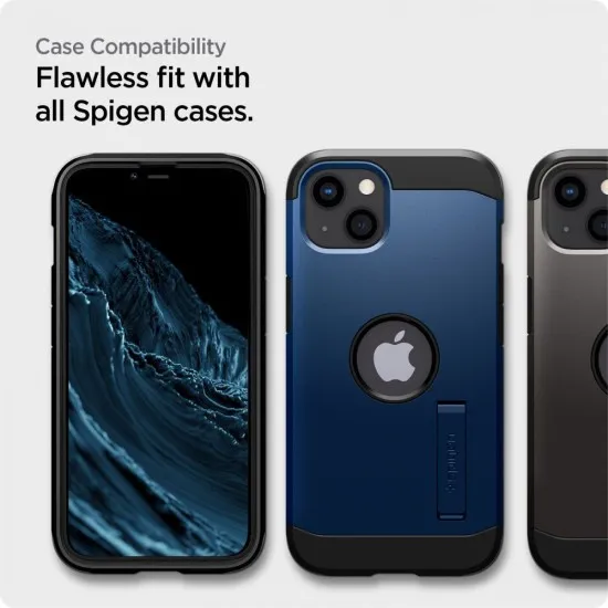 Folie pentru iPhone 13 / 13 Pro / iPhone 14 - Spigen Glas.tR Align Master - Black Folie pentru iPhone 13 / 13 Pro / iPhone 14 - Spigen Glas.tR Align Master - Black