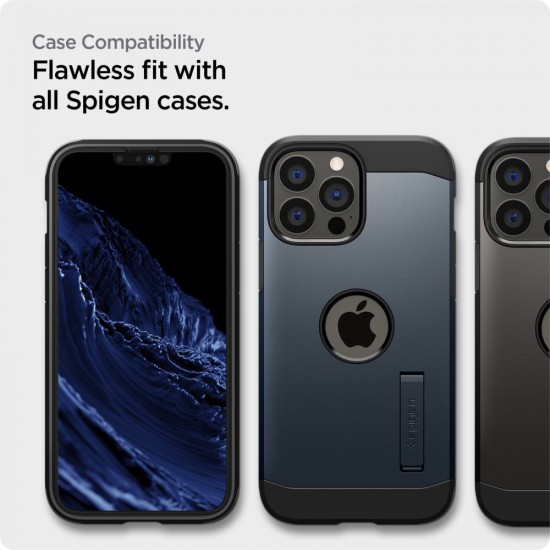 Folie pentru iPhone 13 Pro Max / 14 Plus (set 2) - Spigen Glas.tR Align Master - Black