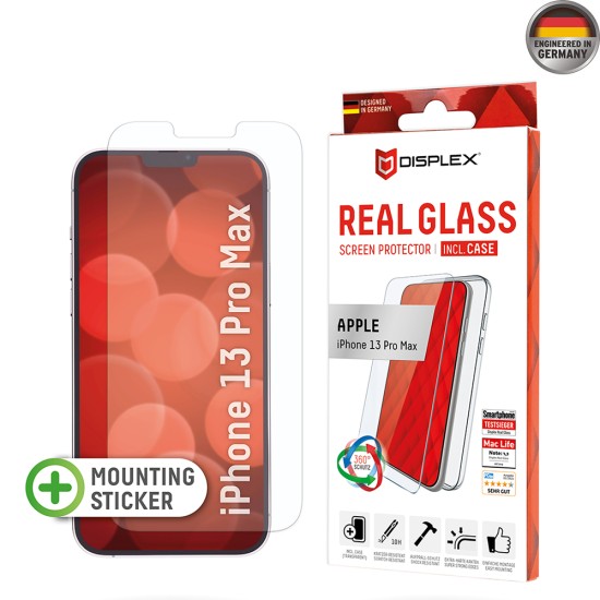 Folie pentru iPhone 13 Pro Max - Displex Real Glass + Case - Clear