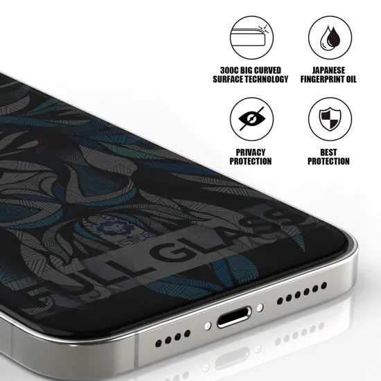 Folie pentru iPhone 14 Pro Max - Lito D+ Max Privacy 300C - Black Folie pentru iPhone 14 Pro Max - Lito D+ Max Privacy 300C - Black