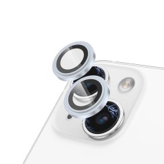 Folie pentru iPhone 15 / 15 Plus - Lito S+ Camera Glass Protector - Blue Folie pentru iPhone 15 / 15 Plus - Lito S+ Camera Glass Protector - Blue