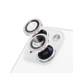 Folie pentru iPhone 15 / 15 Plus - Lito S+ Camera Glass Protector - Pink Folie pentru iPhone 15 / 15 Plus - Lito S+ Camera Glass Protector - Pink