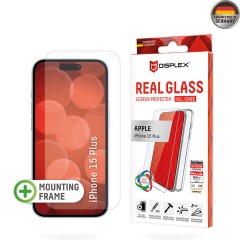 Folie pentru iPhone 15 Plus - Displex Real Glass + Case - Clear Folie pentru iPhone 15 Plus - Displex Real Glass + Case - Clear