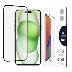 Folie pentru iPhone 15 Plus - Dux Ducis Tempered Glass - Black Folie pentru iPhone 15 Plus - Dux Ducis Tempered Glass - Black