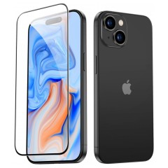 Folie pentru iPhone 15 Plus - ESR Tempered Glass - Black Folie pentru iPhone 15 Plus - ESR Tempered Glass - Black