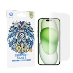 Folie pentru iPhone 15 Plus - Lito 2.5D Classic Glass - Clear Folie pentru iPhone 15 Plus - Lito 2.5D Classic Glass - Clear