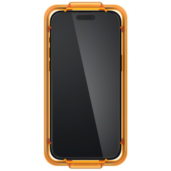 Folie pentru iPhone 15 Plus (set 2) - Spigen Glas.TR Align Master - Black