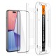 Folie pentru iPhone 15 Plus (set 2) - Spigen Glas.tR EZ FIT - Black