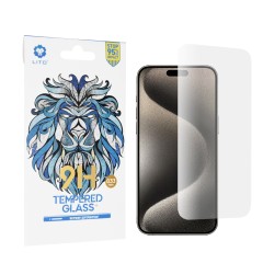 Folie pentru iPhone 15 Pro Max - Lito 2.5D Classic Glass - Clear Folie pentru iPhone 15 Pro Max - Lito 2.5D Classic Glass - Clear