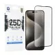 Folie pentru iPhone 15 Pro Max - Lito 2.5D FullGlue Glass - Black Folie pentru iPhone 15 Pro Max - Lito 2.5D FullGlue Glass - Black