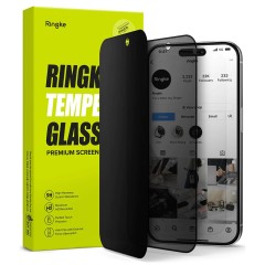 Folie pentru iPhone 15 Pro Max - Ringke Cover Display Tempered Glass - Privacy Folie pentru iPhone 15 Pro Max - Ringke Cover Display Tempered Glass - Privacy