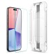 Folie pentru iPhone 15 Pro Max - Spigen Glas.tR EZ FIT - Clear