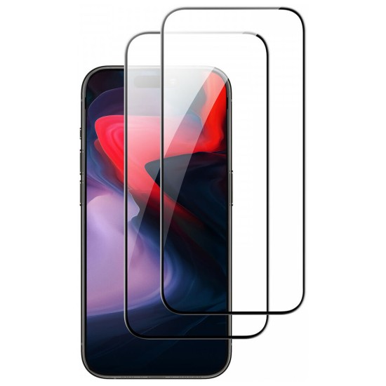 Folie pentru iPhone 15 Pro (set 2) - ESR Tempered Glass - Black