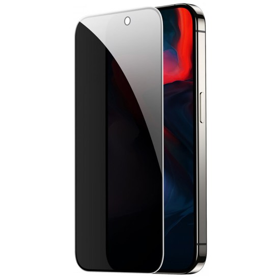 Folie pentru iPhone 15 Pro - Tempered Glass Privacy - Black