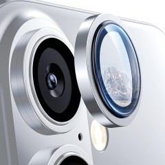 Folie pentru iPhone 16 / iPhone 16 Plus - Lito S+ Camera Glass Protector - Silver Folie pentru iPhone 16 / iPhone 16 Plus - Lito S+ Camera Glass Protector - Silver