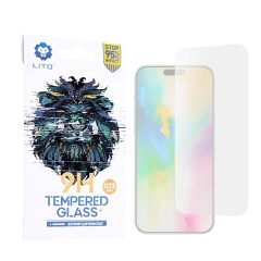 Folie pentru iPhone 16 - Lito 2.5D Classic Glass - Clear Folie pentru iPhone 16 - Lito 2.5D Classic Glass - Clear