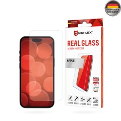 Folie pentru iPhone 16 Plus - Displex Real Glass 2D - Clear Folie pentru iPhone 16 Plus - Displex Real Glass 2D - Clear