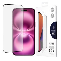 Folie pentru iPhone 16 Plus - Dux Ducis Tempered Glass - Black Folie pentru iPhone 16 Plus - Dux Ducis Tempered Glass - Black