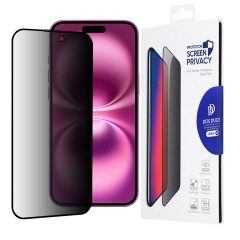 Folie pentru iPhone 16 Plus - Dux Ducis Tempered Glass Privacy - Black Folie pentru iPhone 16 Plus - Dux Ducis Tempered Glass Privacy - Black