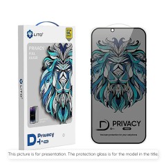 Folie pentru iPhone 16 Plus - Lito D+ Pro Privacy - Black Folie pentru iPhone 16 Plus - Lito D+ Pro Privacy - Black