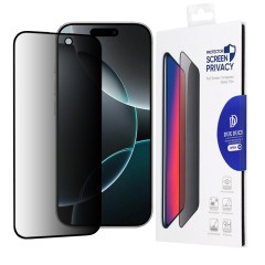 Folie pentru iPhone 16 Pro - Dux Ducis Tempered Glass Privacy - Black Folie pentru iPhone 16 Pro - Dux Ducis Tempered Glass Privacy - Black