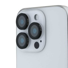 Folie pentru iPhone 16 Pro / iPhone 16 Pro Max - Guess Protective Lens (GUCL163SAGK) - Metal Black Folie pentru iPhone 16 Pro / iPhone 16 Pro Max - Guess Protective Lens (GUCL163SAGK) - Metal Black