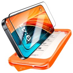 Folie pentru iPhone 16 Pro - Torras GlassGo Install Master - Black Folie pentru iPhone 16 Pro - Torras GlassGo Install Master - Black