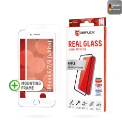 Folie pentru iPhone 6 / 6S / 7 / 8 / SE 2, SE 2020 / SE 3, SE 2022 - Displex Real Glass Full Cover - White Folie pentru iPhone 6 / 6S / 7 / 8 / SE 2, SE 2020 / SE 3, SE 2022 - Displex Real Glass Full Cover - White