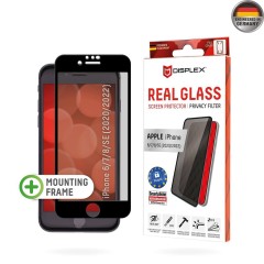 Folie pentru iPhone 6 / 6S / 7 / 8 / SE 2, SE 2020 / SE 3, SE 2022 - Displex Real Glass Privacy Full Cover - Black Folie pentru iPhone 6 / 6S / 7 / 8 / SE 2, SE 2020 / SE 3, SE 2022 - Displex Real Glass Privacy Full Cover - Black