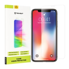 Folie pentru iPhone X, iPhone 10 - Techsuit Clear Vision Glass - Transparent Folie pentru iPhone X, iPhone 10 - Techsuit Clear Vision Glass - Transparent