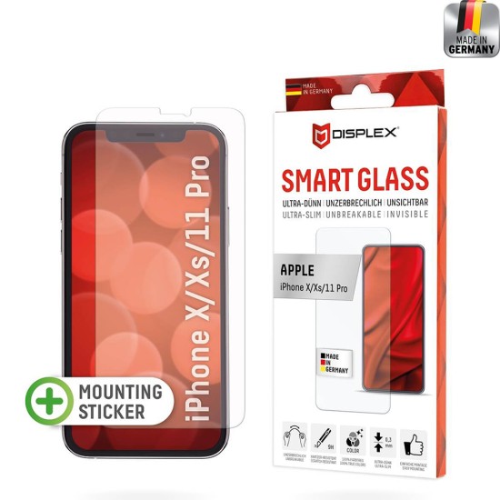 Folie pentru iPhone X / XS / 11 Pro - Displex Smart FlexiGlass - Clear