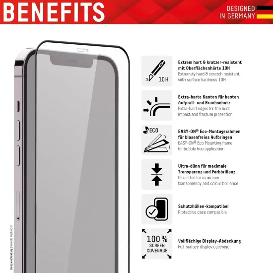 Folie pentru iPhone XR / 11 - Displex Real Glass Full Cover - Black Folie pentru iPhone XR / 11 - Displex Real Glass Full Cover - Black