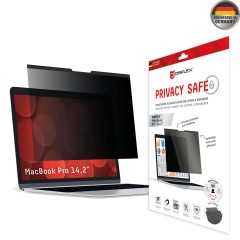 Folie pentru MacBook Pro 14 (2021 / 2022 / 2023) - Displex Laptop Privacy Safe - Black Folie pentru MacBook Pro 14 (2021 / 2022 / 2023) - Displex Laptop Privacy Safe - Black