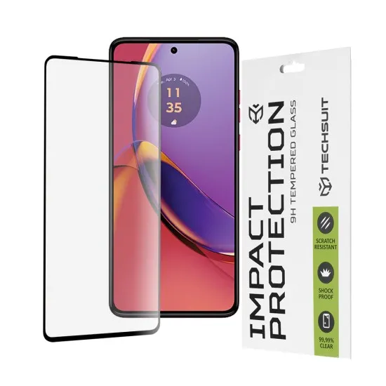 Folie pentru Motorola Moto G84 - Techsuit 111D Full Cover / Full Glue Glass - Black Folie pentru Motorola Moto G84 - Techsuit 111D Full Cover / Full Glue Glass - Black
