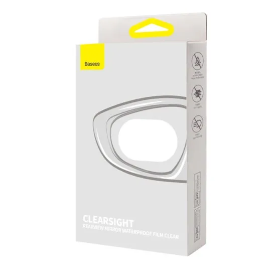Folie pentru Oglinda Auto, 96 x 136mm (set 2) - Baseus ClearSight (C11853200201-00) - Clear Folie pentru Oglinda Auto, 96 x 136mm (set 2) - Baseus ClearSight (C11853200201-00) - Clear